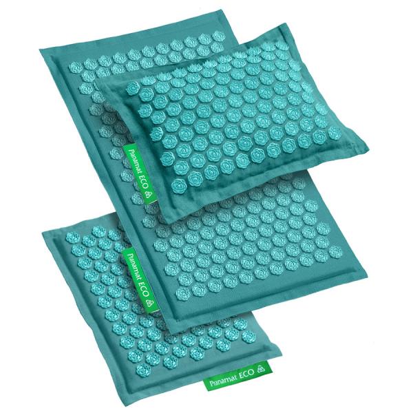 Pranamat ECO + PranaPillow + Mini Turquoise & Turquoise