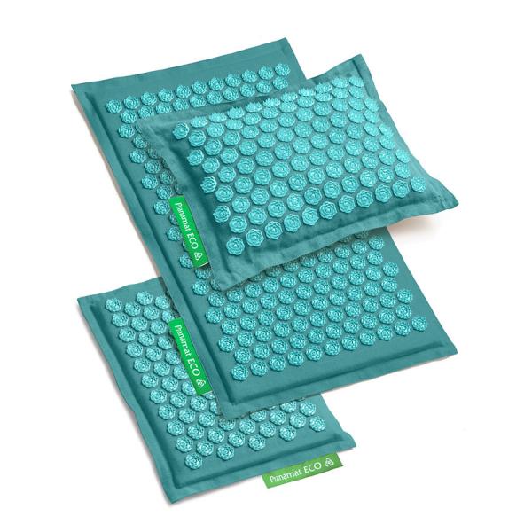 Pranamat ECO + PranaPillow + Mini Turquoise & Turquoise